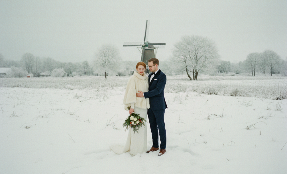 Trouwen in de winter. De charme van een winterbruiloft